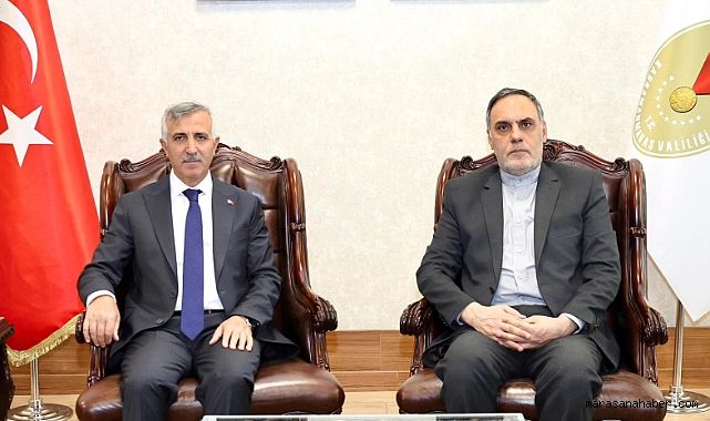 İran’ın Ankara Büyükelçisi, Kahramanmaraş Valisi Mükerrem Ünlüer’i Ziyaret Etti