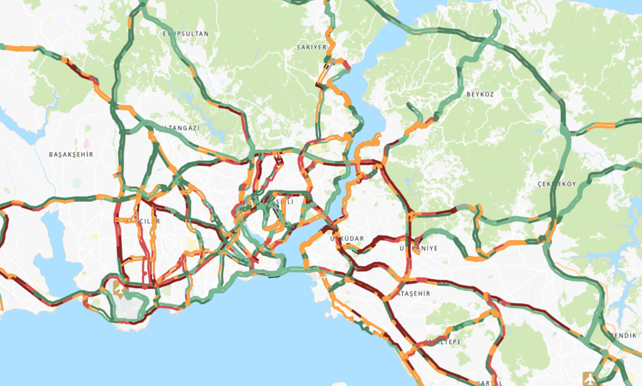 İstanbul’da Haftanın İlk Gününde Trafik Yoğunluğu Yüzde 83’e Ulaştı
