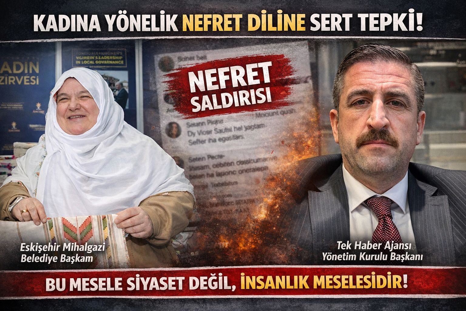 Kadına Yönelik Nefret Dili İnsanlık Suçudur: Tek Haber Ajansı’ndan Sert Tepki