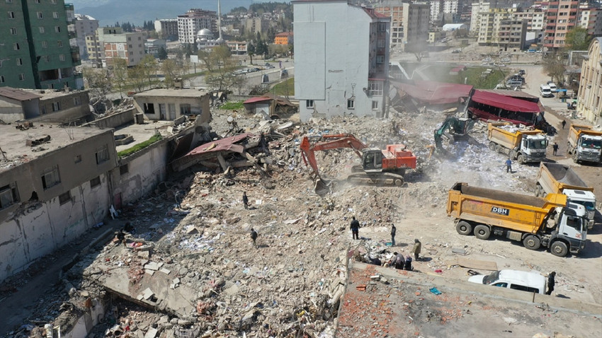 Kahramanmaraş’ta Enkaz Kaldırma Çalışmalarının Yüzde 99’u Tamamlandı