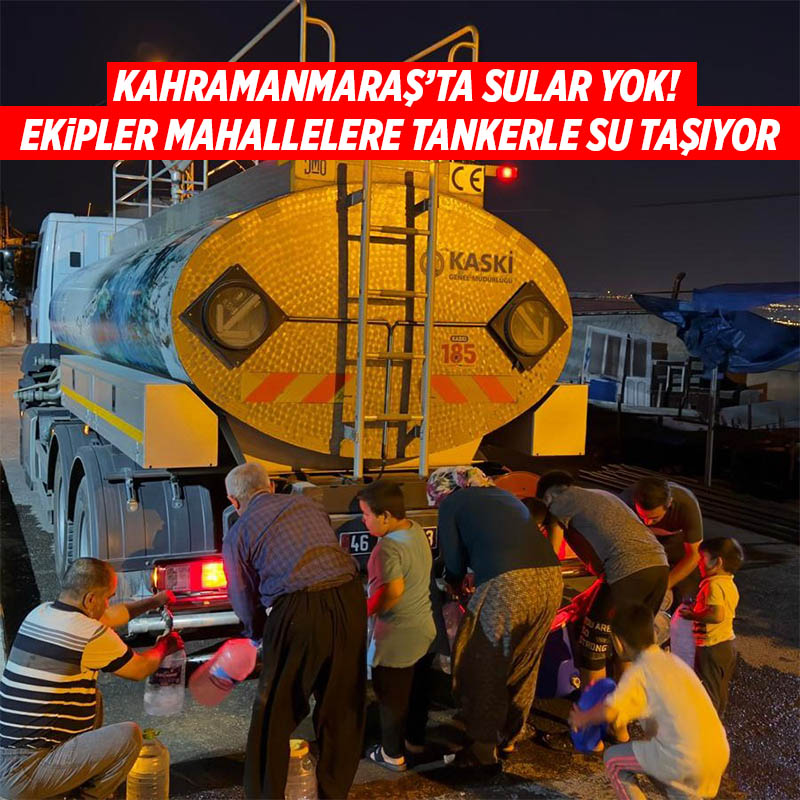 Kahramanmaraş’ta Su Sorunu Derinleşiyor: Vatandaş Mağdur, Çözüm Bekleniyor