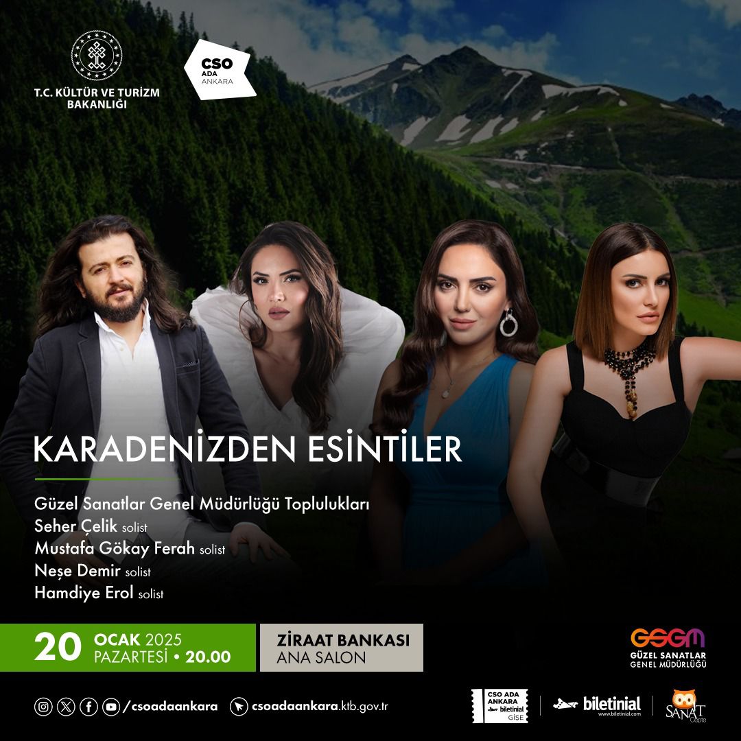 Karadeniz’in Ezgileri Ankara’da Yankılanacak