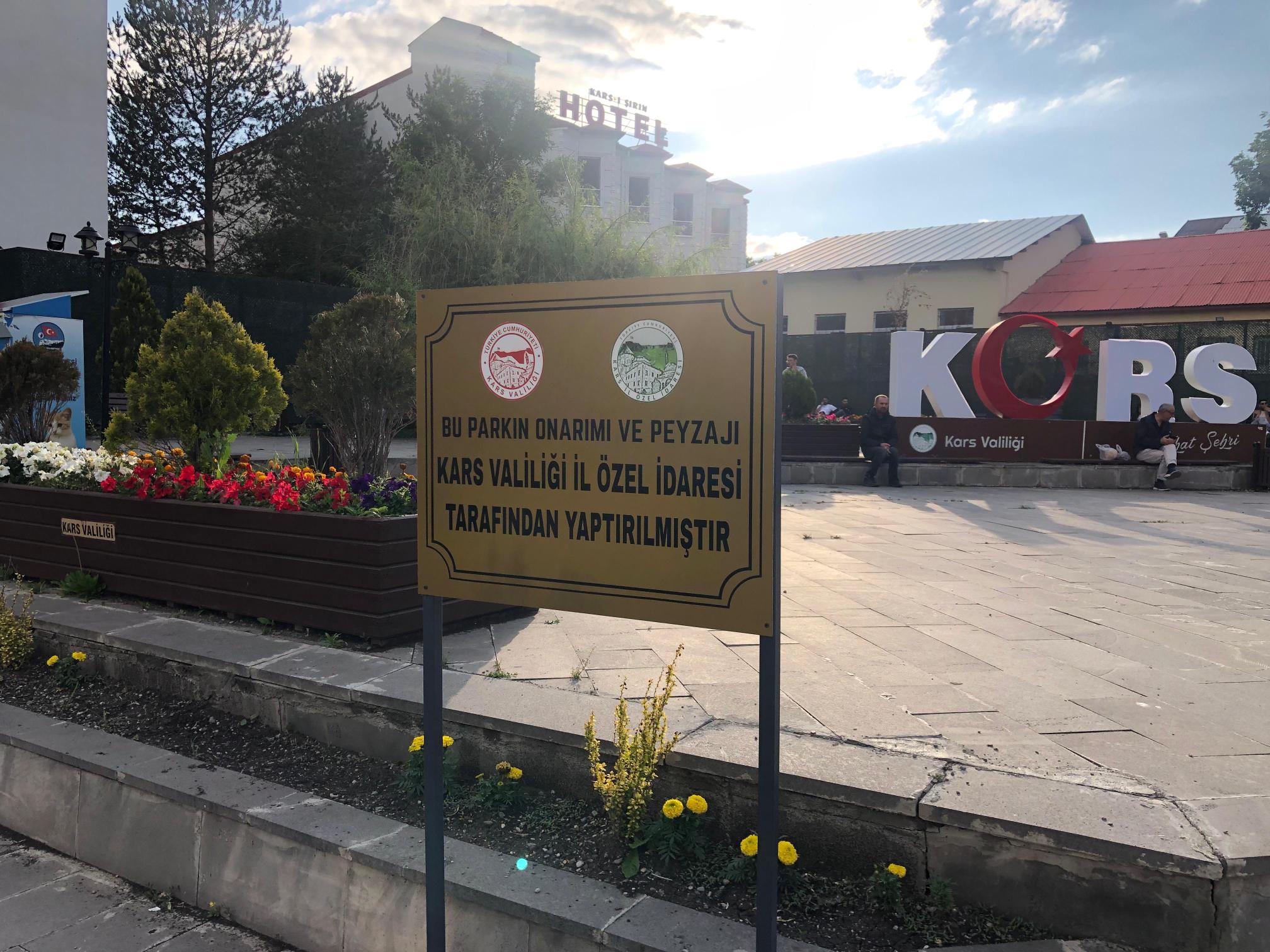 Kars Gazi Ahmet Muhtar Paşa Parkı Yenilendi