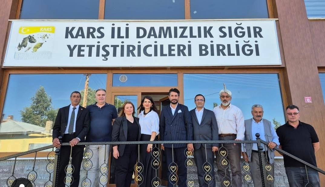 Kars Kent Konseyi, Damızlık Sığır Yetiştiricileri Birliğini Ziyaret Etti