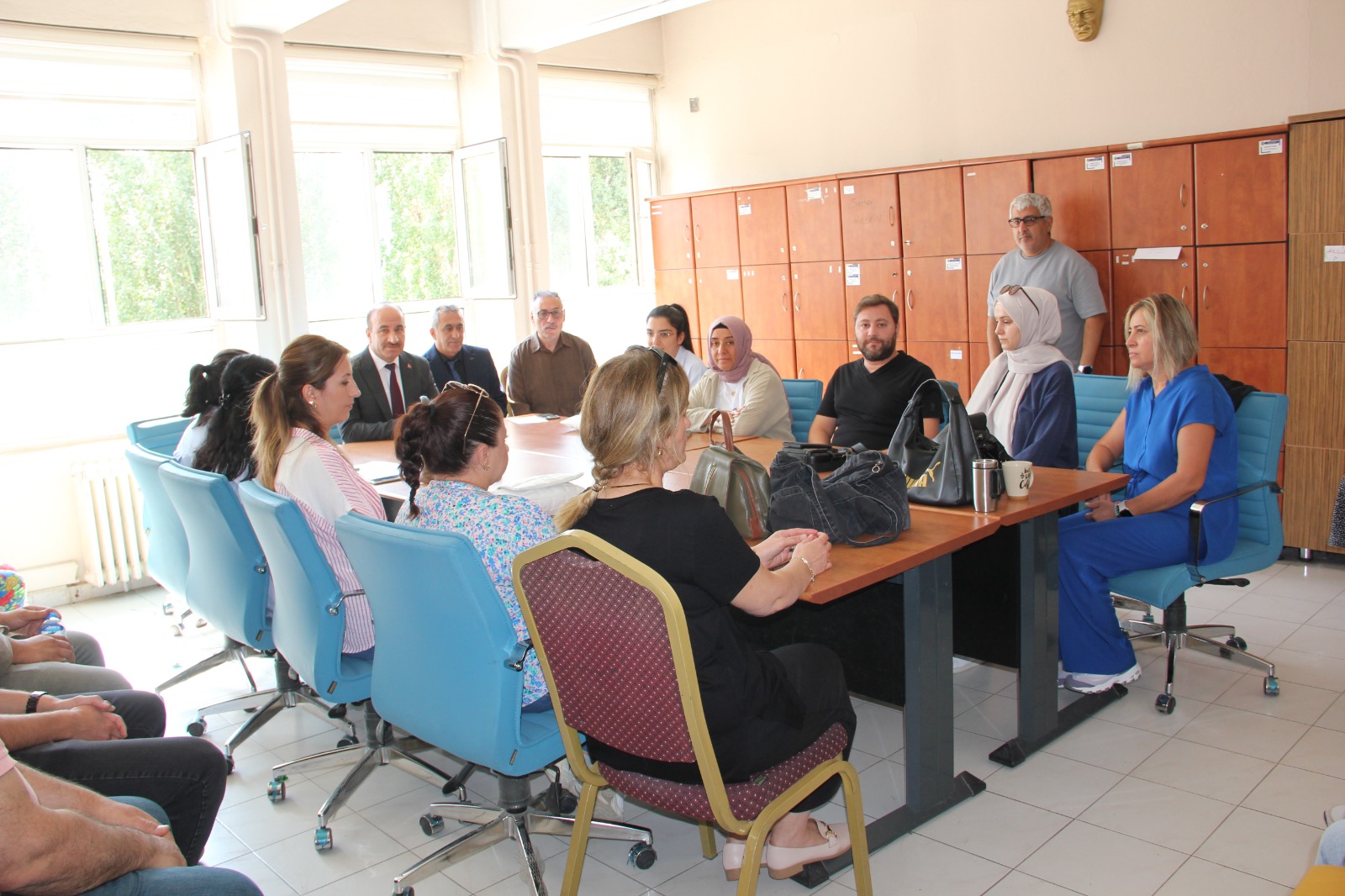 Kars Milli Eğitim Müdürü Nevzat Kaya, Atatürk MTAL Öğretmenleriyle Buluştu