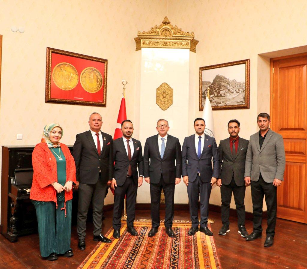 Kars Valisi Ziya Polat, Ankara Şehit Gazi-Sen Konfederasyonu’nu Ağırladı