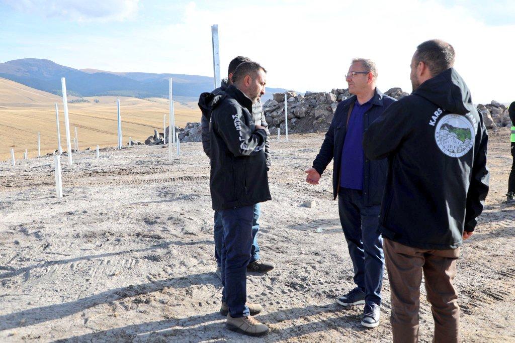 Kars Valisi Ziya Polat, Asboğa Köyü’ndeki GES Projesini Yerinde İnceledi