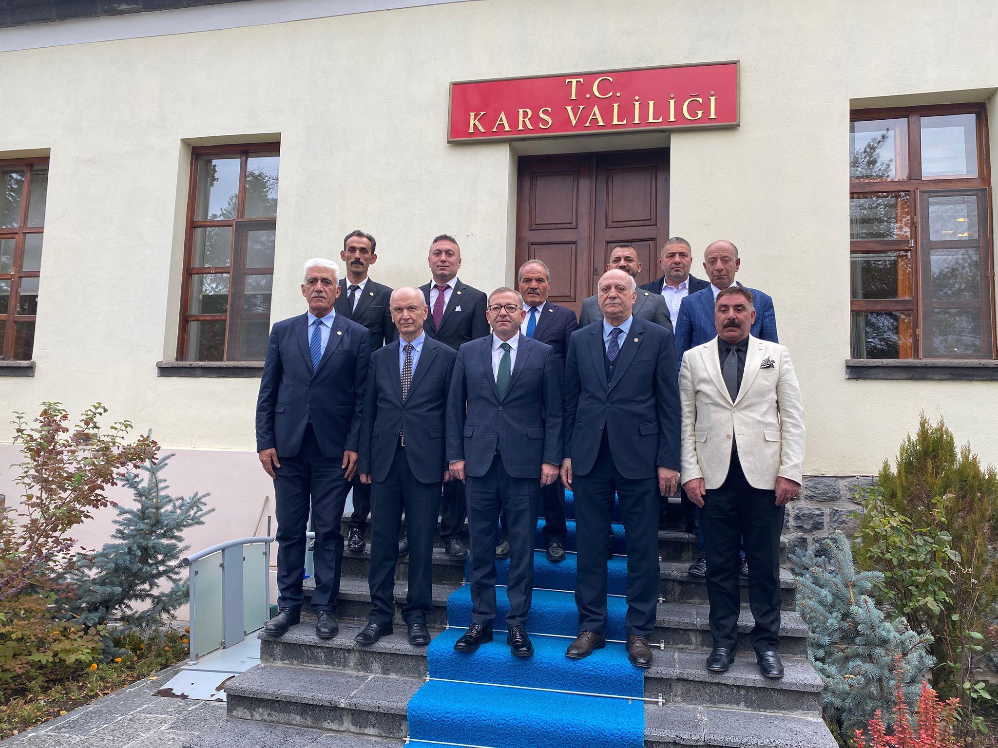 Kars Valisi Ziya Polat, TZOB Genel Başkanı Bayraktar’ı makamında ağırladı