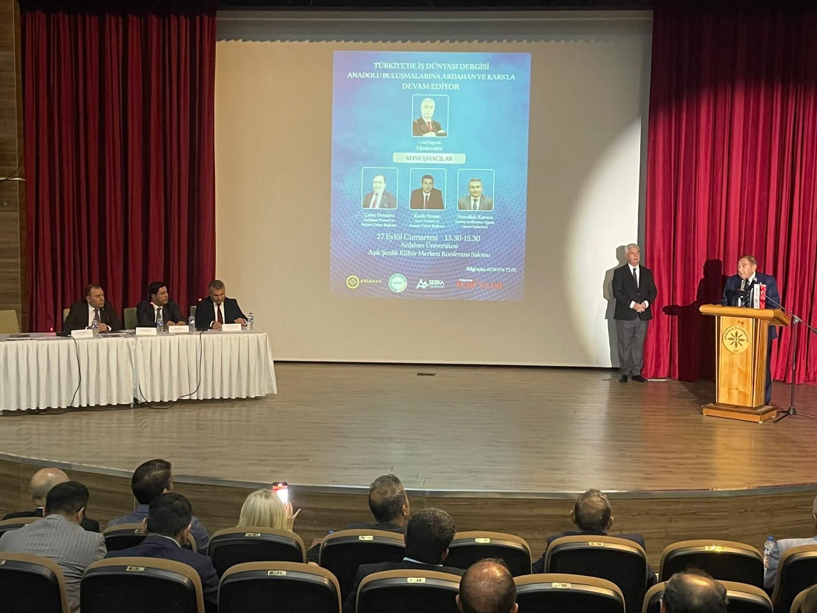 Kars ve Ardahan’ın Ekonomik Geleceği “Anadolu Buluşmaları”nda Masaya Yatırıldı