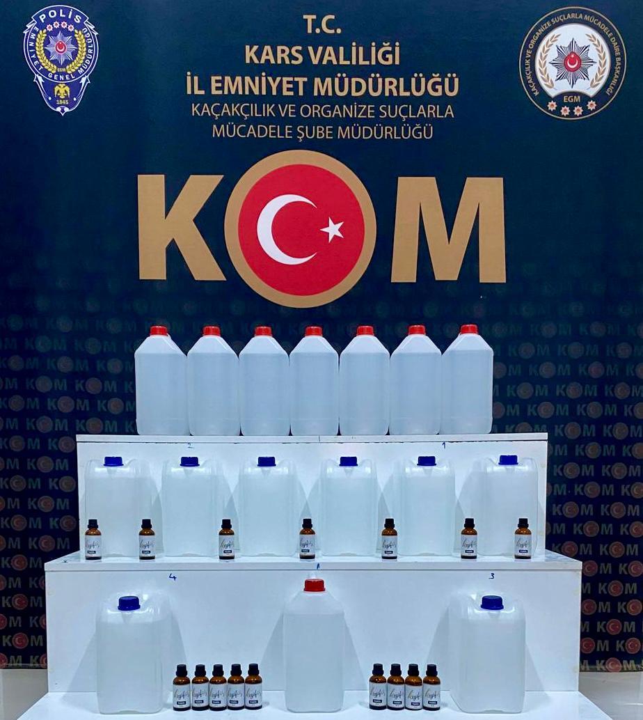 Kars’ta Sahte İçki Operasyonu: 14 Şüpheli Gözaltına Alındı