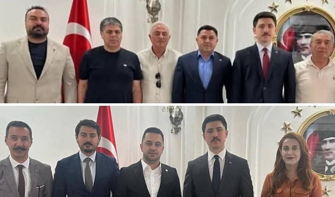 Kaymakam Ahmed Tayyib Kahraman’a MHP ve Baro Başkanlarından Ziyaret