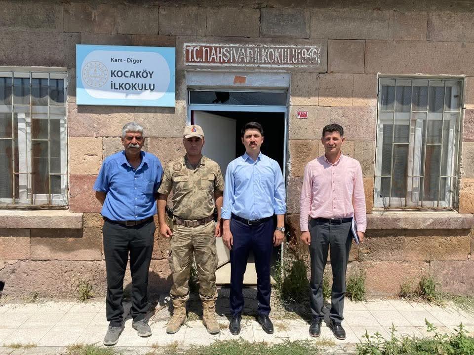 Kaymakam Ahmed Tayyib Kahraman’dan Kocaköy Okuluna Ziyaret