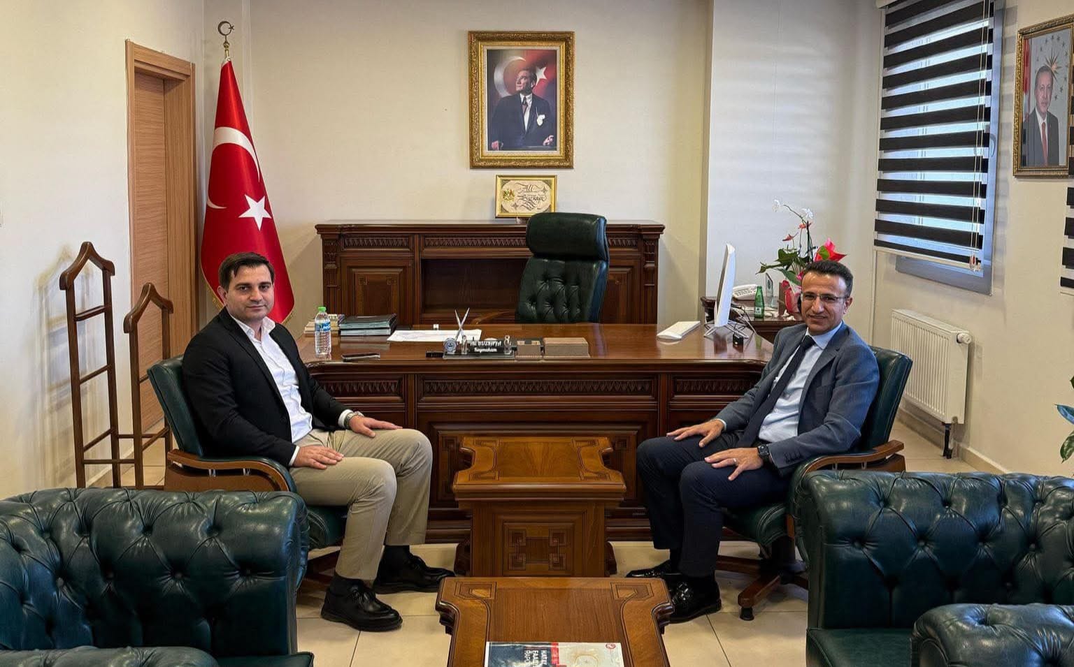 Kaymakamdan hayırlı olsun ziyareti