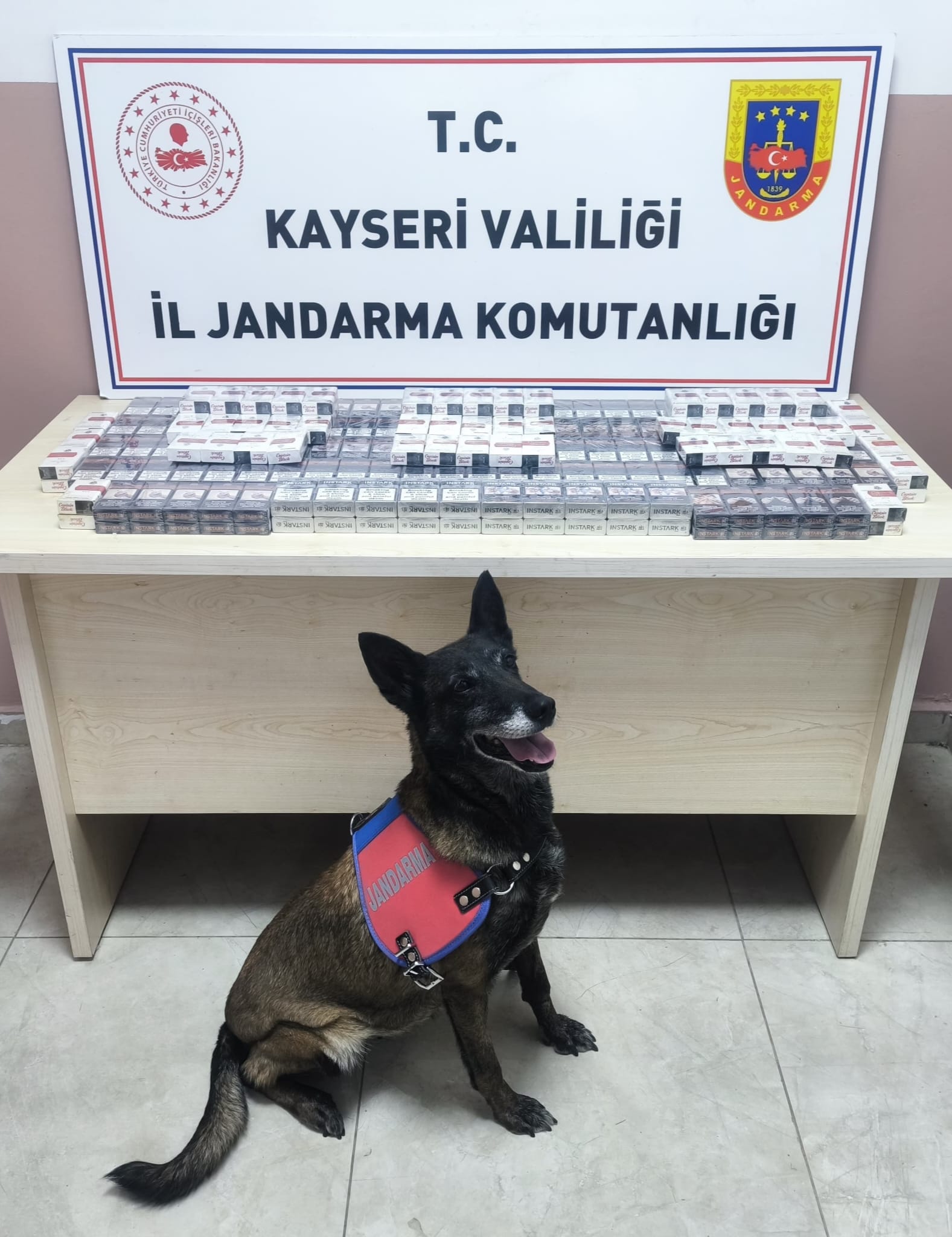 Kayseri’de Tırda 320 Paket Kaçak Sigara Ele Geçirildi