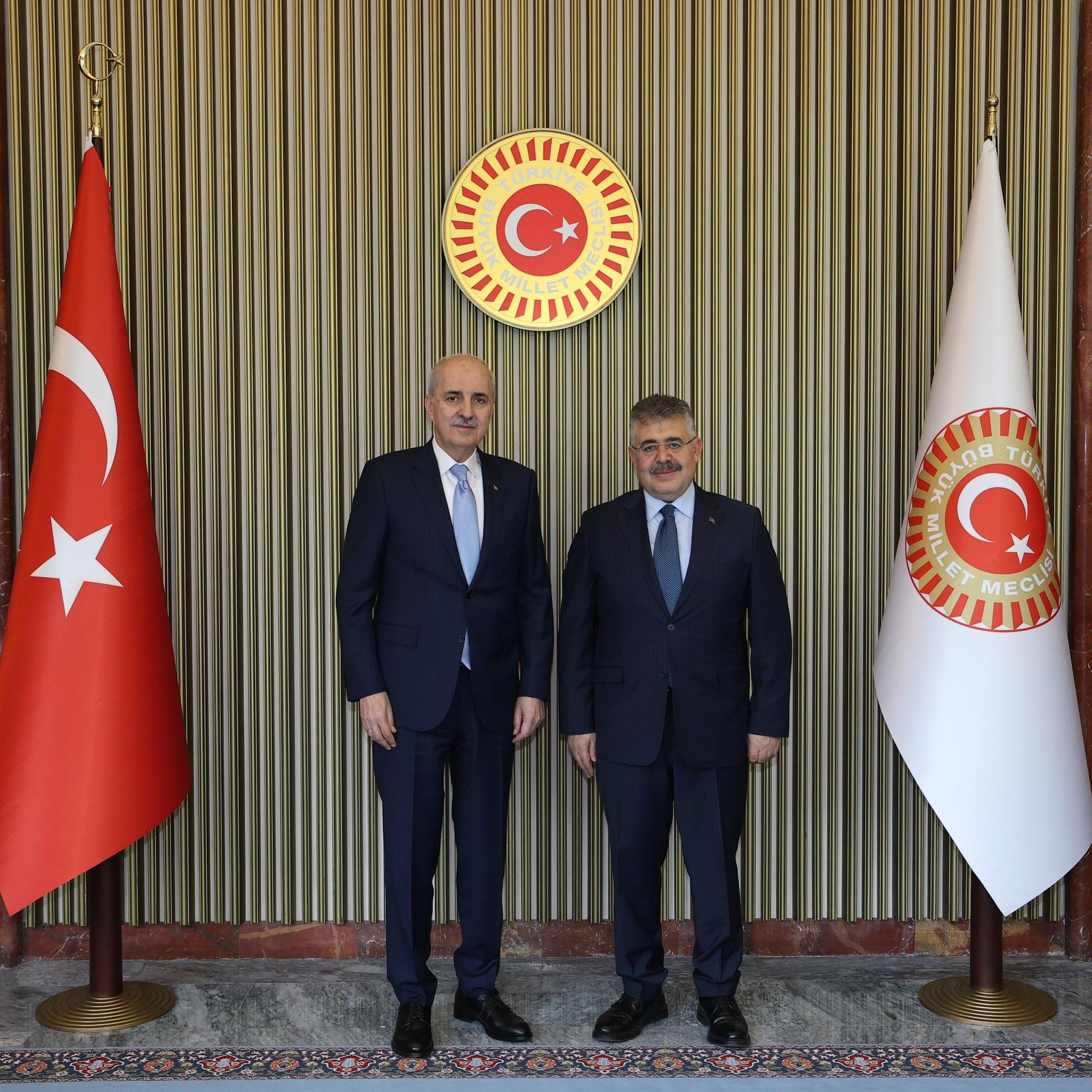 Kocaeli Milletvekili Veysel Tipioğlu’ndan TBMM Başkanı Numan Kurtulmuş’a Hayırlı Olsun Ziyareti