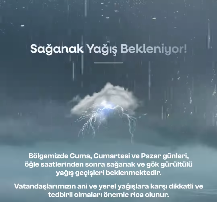Konya büyükşehir akom vatandaşları uyardı
