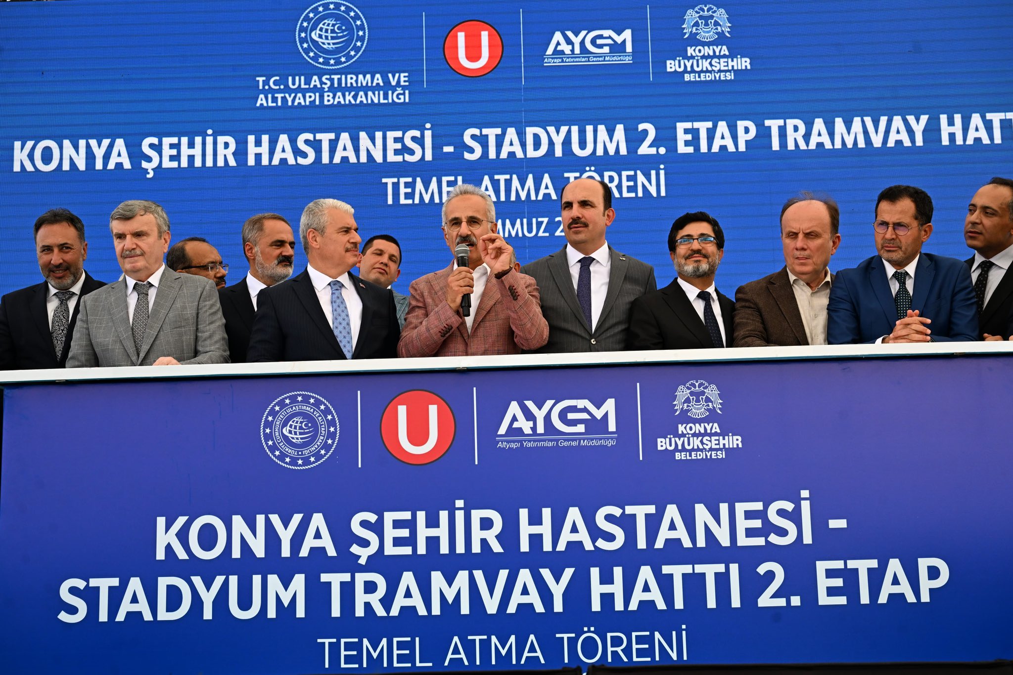 Konya’da Ulaşım Dönüşümü Başladı: Şehir Hastanesi–Stadyum Tramvay Hattı’nın Temeli Atıldı