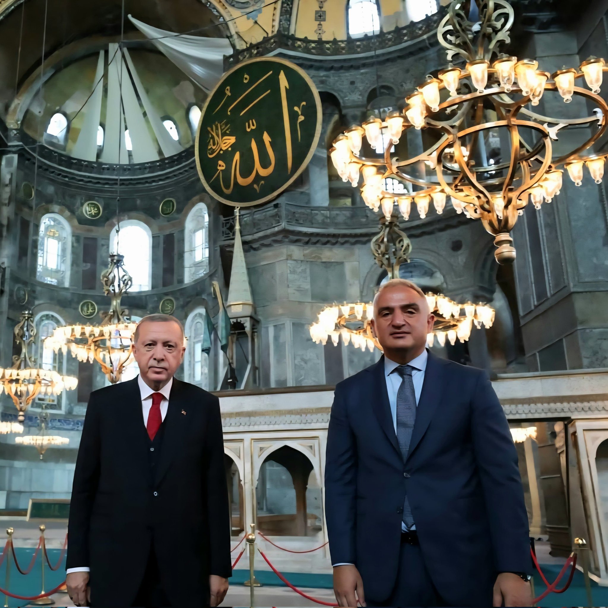 Kültür Ve Turizm Bakanı Ersoy’dan Ayasofya Paylaşımı