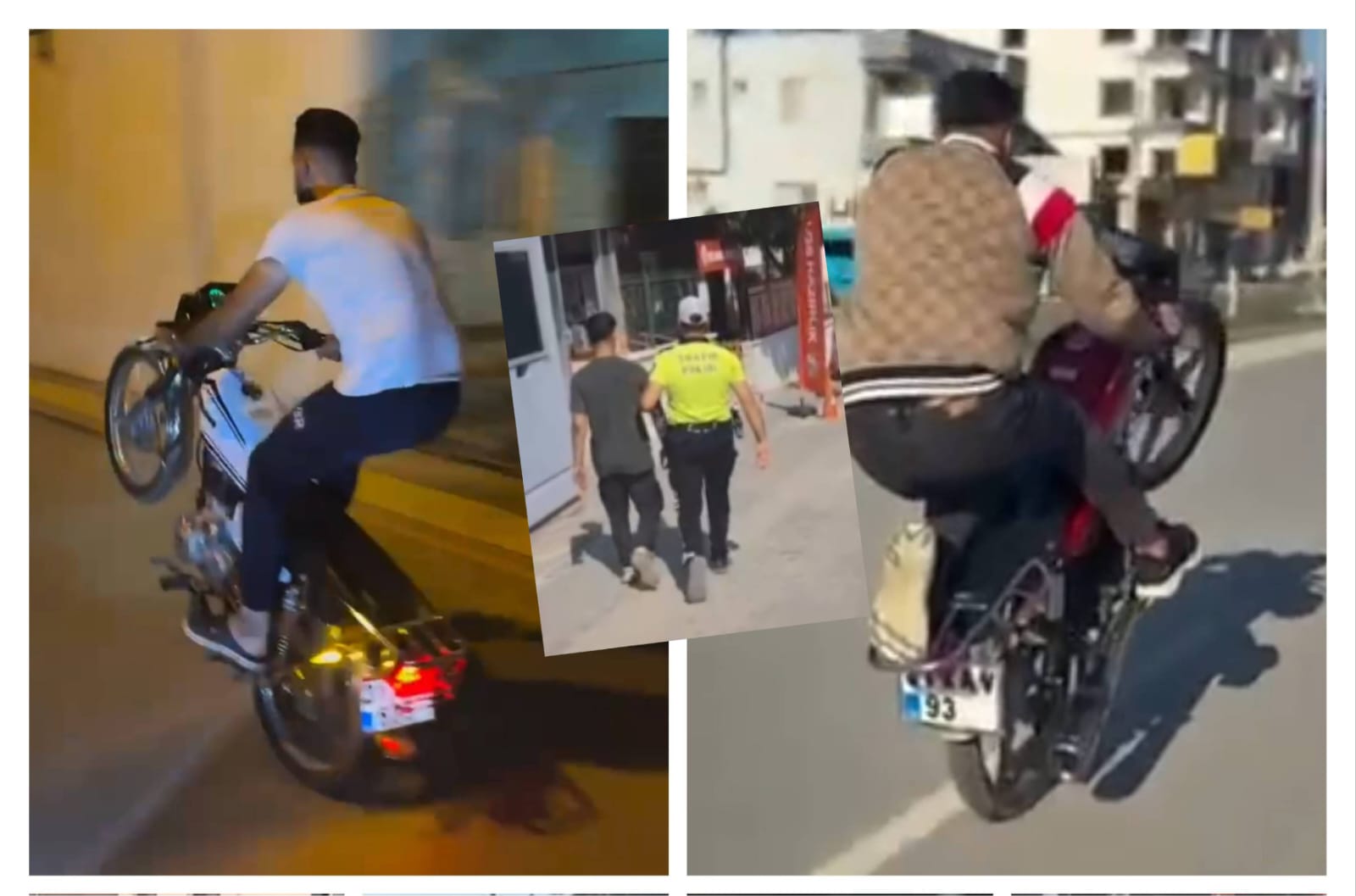 Kural Tanımayan Motosiklet Sürücüsüne Ceza