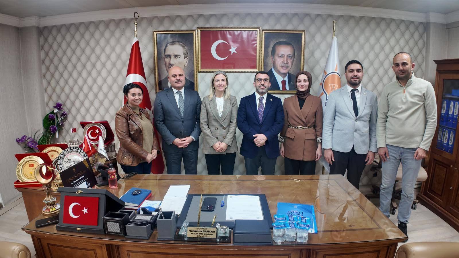 Kızılay Kars Şubesi’nden AK Parti İl Başkanlığı’na Ziyaret