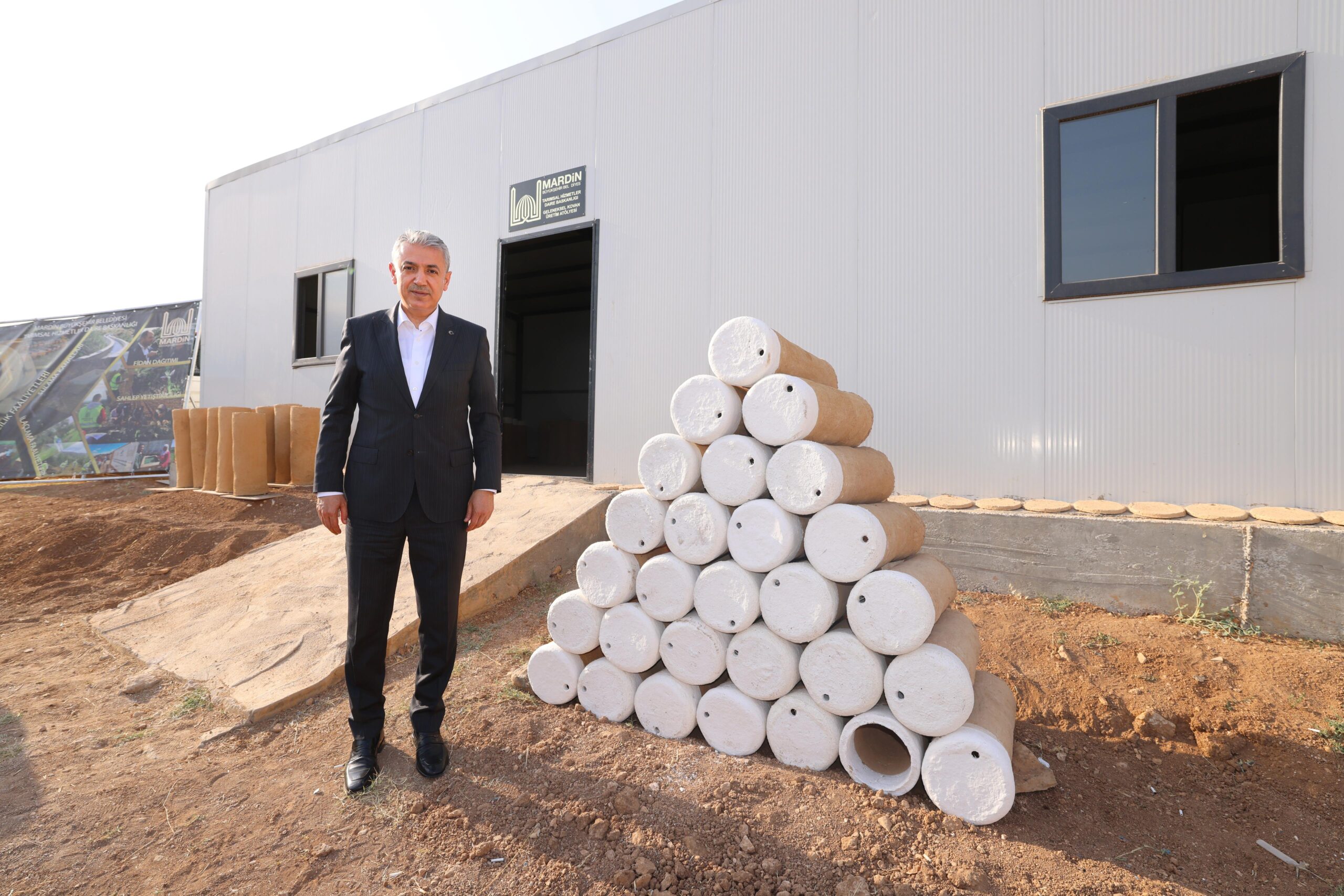 Mardin’de Geleneksel Arı Kovanı Üretim Projesi Başladı