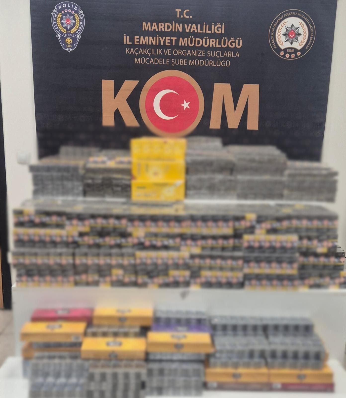 Mardin’de Kaçak Sigara Operasyonu: 7 Bin Paket Ele Geçirildi