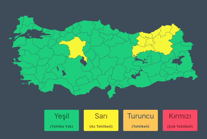 Meteoroloji’den 9 İl İçin Sarı Uyarı: Sağanak Yağış Geliyor