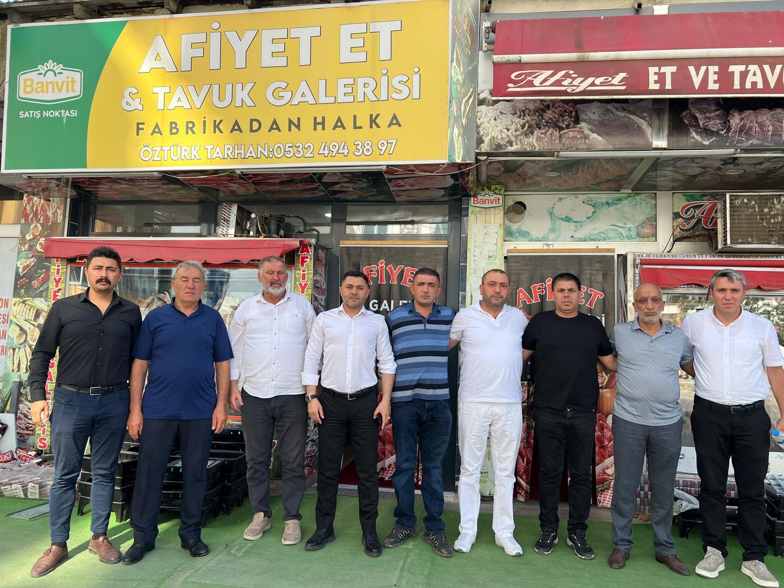 MHP Kars İl Başkanı Adıgüzel’den Selim’de Esnaf Ziyareti