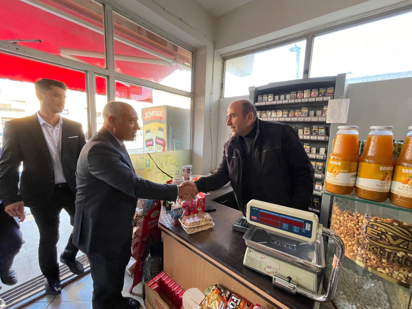 MHP Van İl Başkanı Güngöralp’ten Gürpınar Esnafına Ziyaret