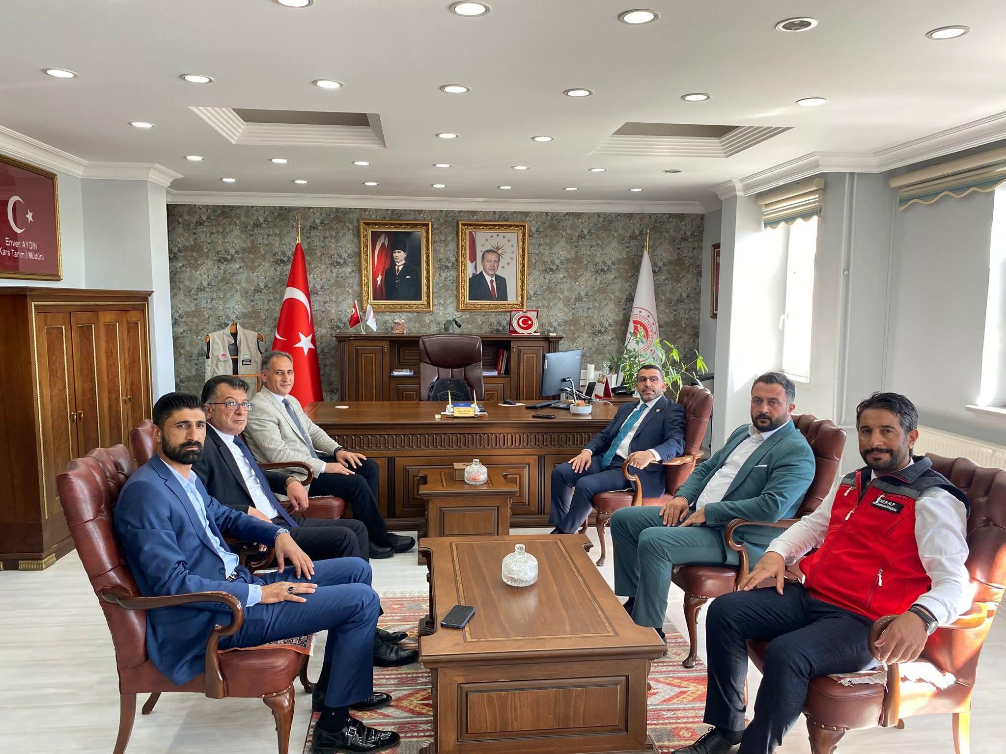Milletvekili Adem Çalkın’dan İl Tarım ve Orman Müdürü Enver Aydın’a Ziyaret