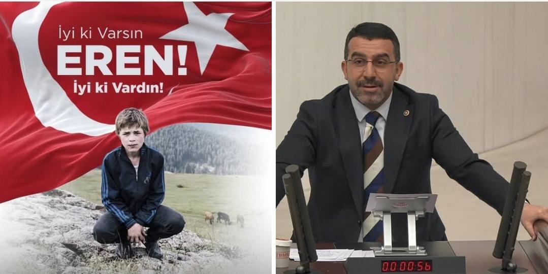 Milletvekili Adem Çalkın’dan Şehit Eren Bülbül’ü Anma Mesajı: “Eren, İyi Ki Varsın”