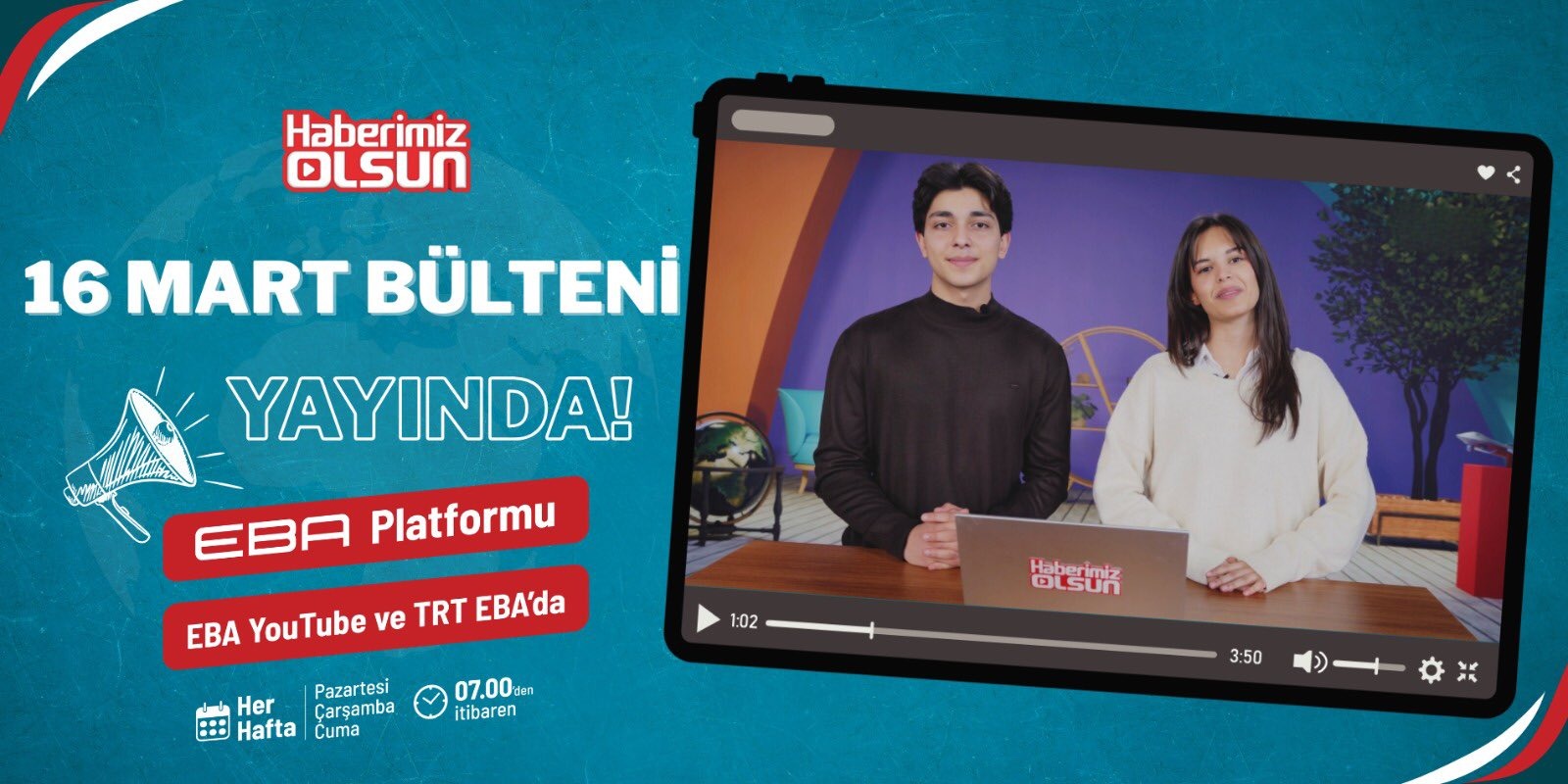 Milli Eğitim Bakanlığı “Haberimiz Olsun” Bülteninin İlk Bölümünü Yayınladı