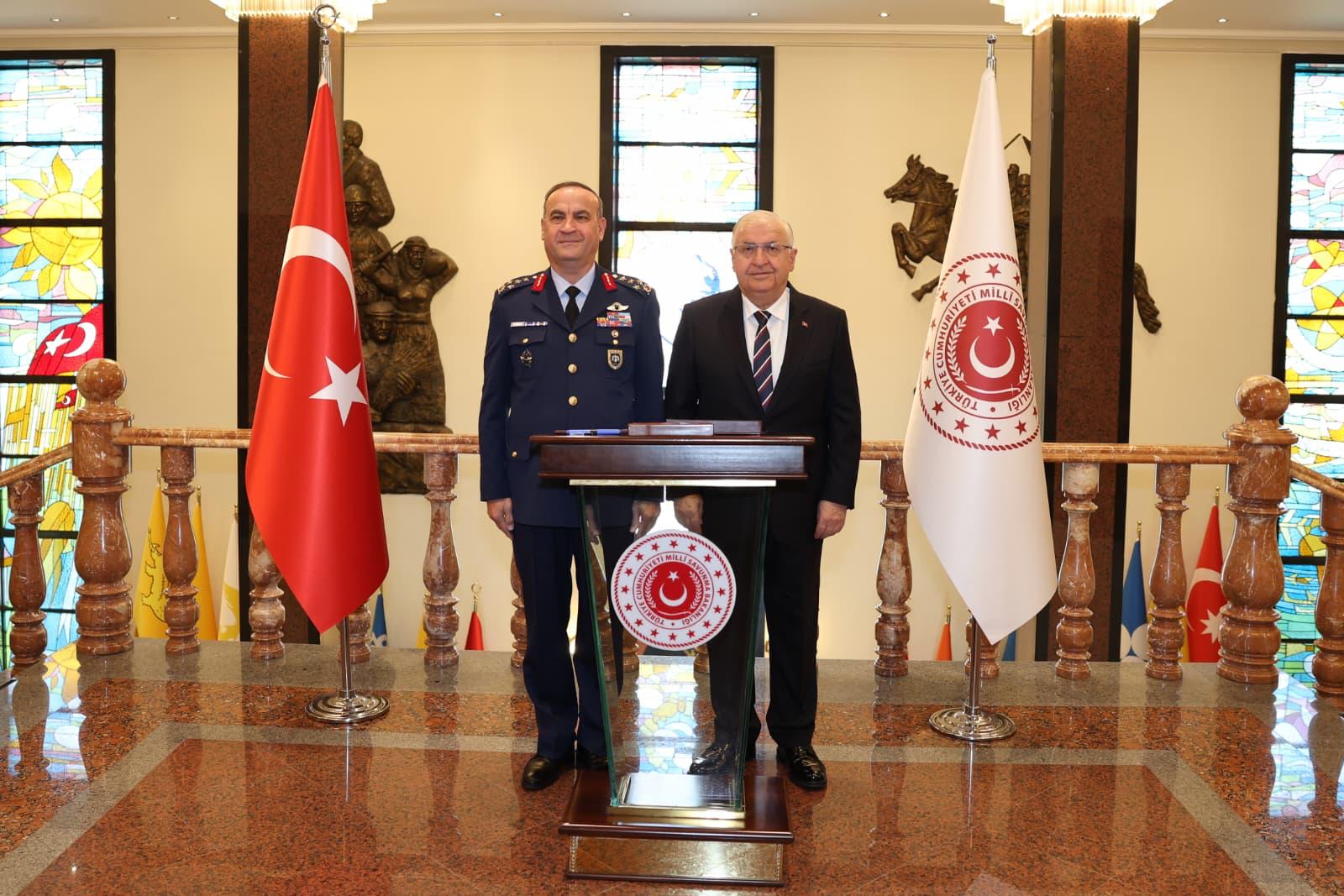 Milli Savunma Bakanı Güler’den Hava Kuvvetleri Komutanı Orgeneral Dalkıran’a Kabul