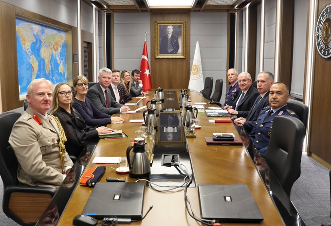 Milli Savunma Bakanı Yaşar Güler, İngiltere Büyükelçisi ve BAE Systems Yetkilisini Kabul Etti