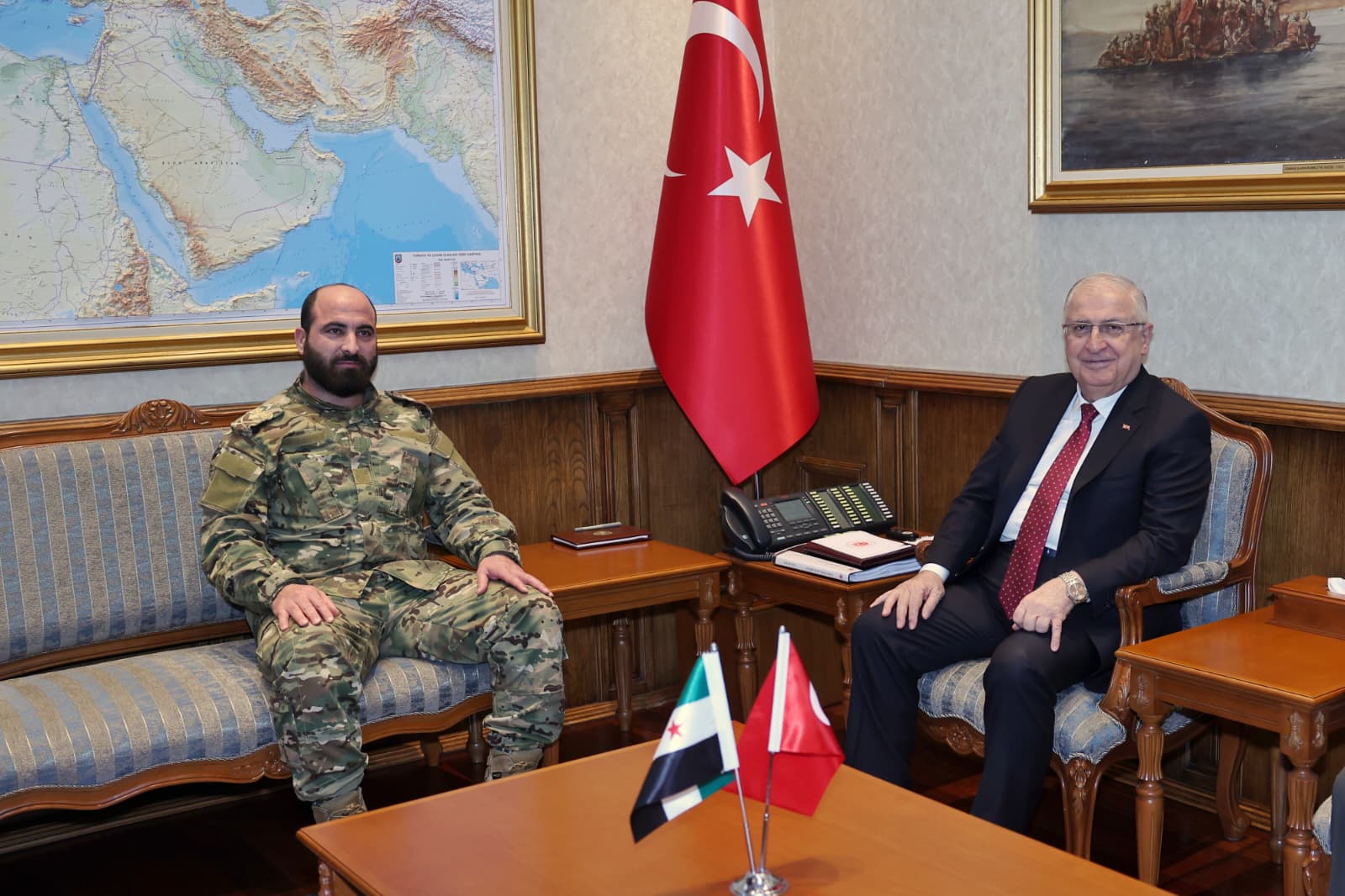 Milli Savunma Bakanı Yaşar Güler, Suriye Genelkurmay Başkanı ile Ankara’da Görüştü