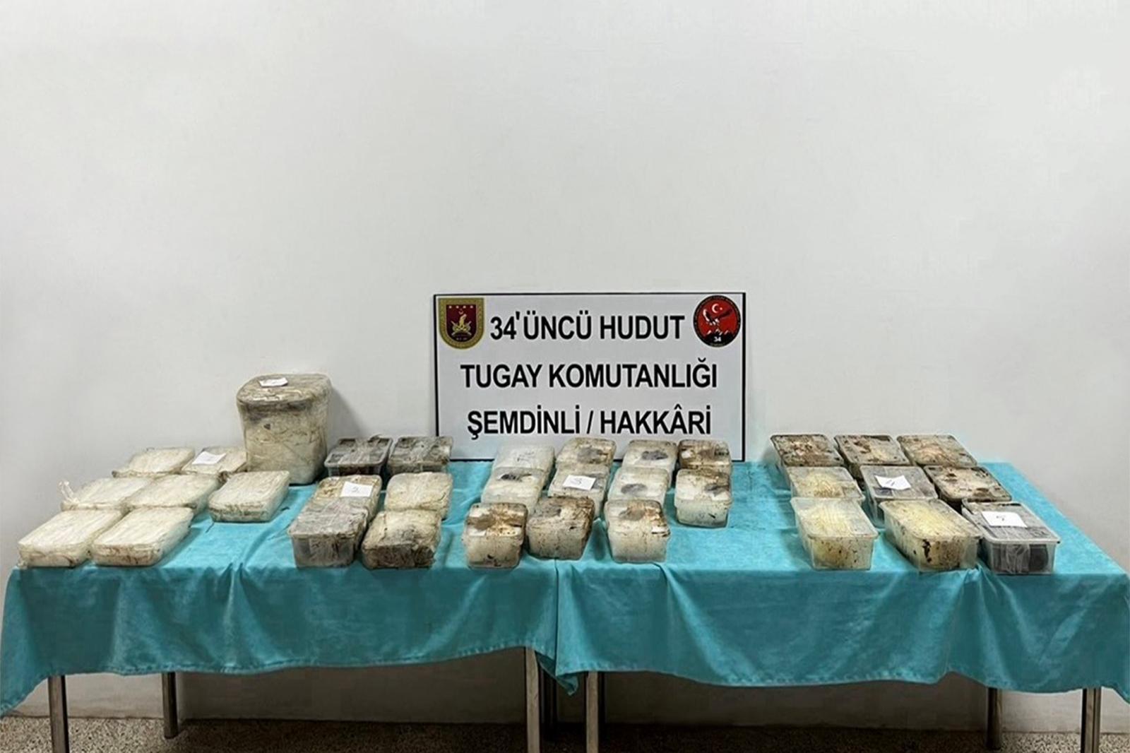 Milli Savunma Bakanlığı, İran Hudut Hattında 81 Kilo 133 Gram Uyuşturucu Ele Geçirdi