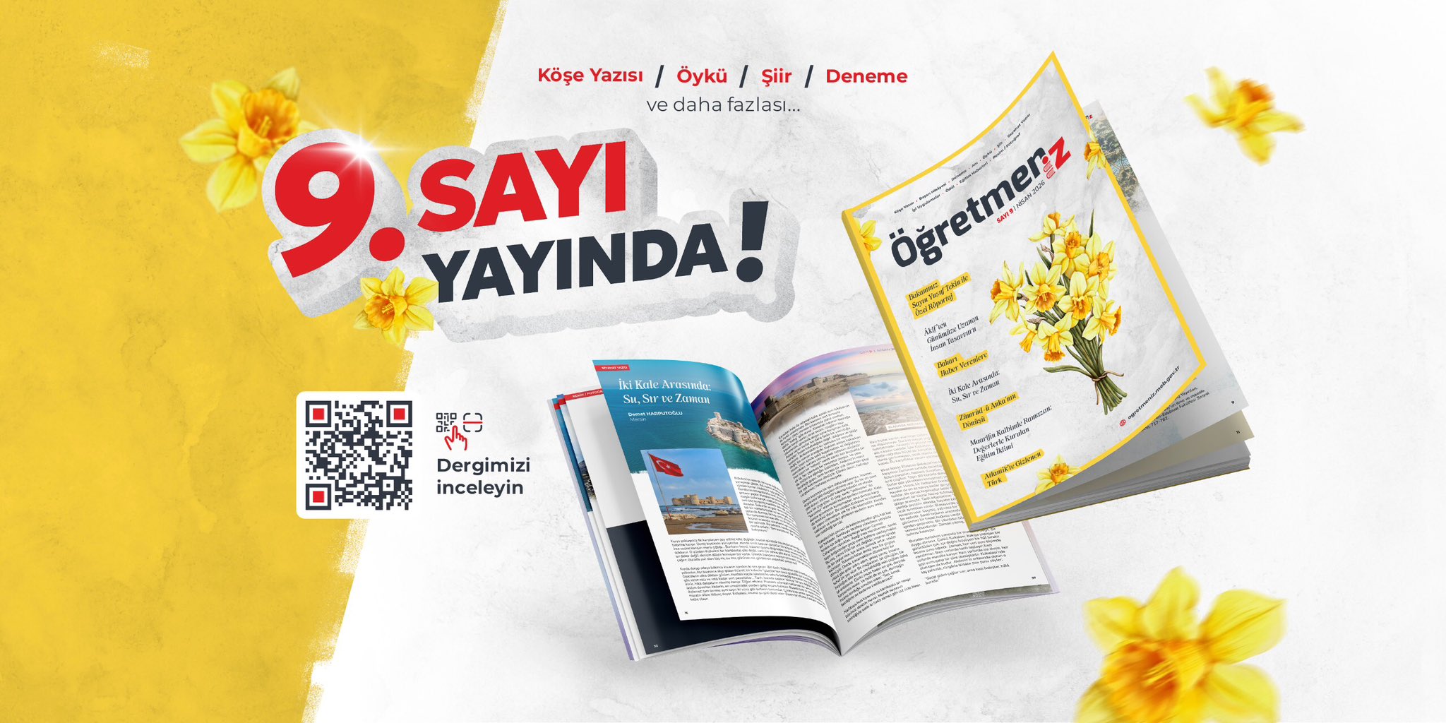 “ÖğretmenİZ” Dergisinin 9. Sayısı Yayımlandı: Bakan Tekin’den “Türkiye Yüzyılı Maarif Modeli” Vurgusu