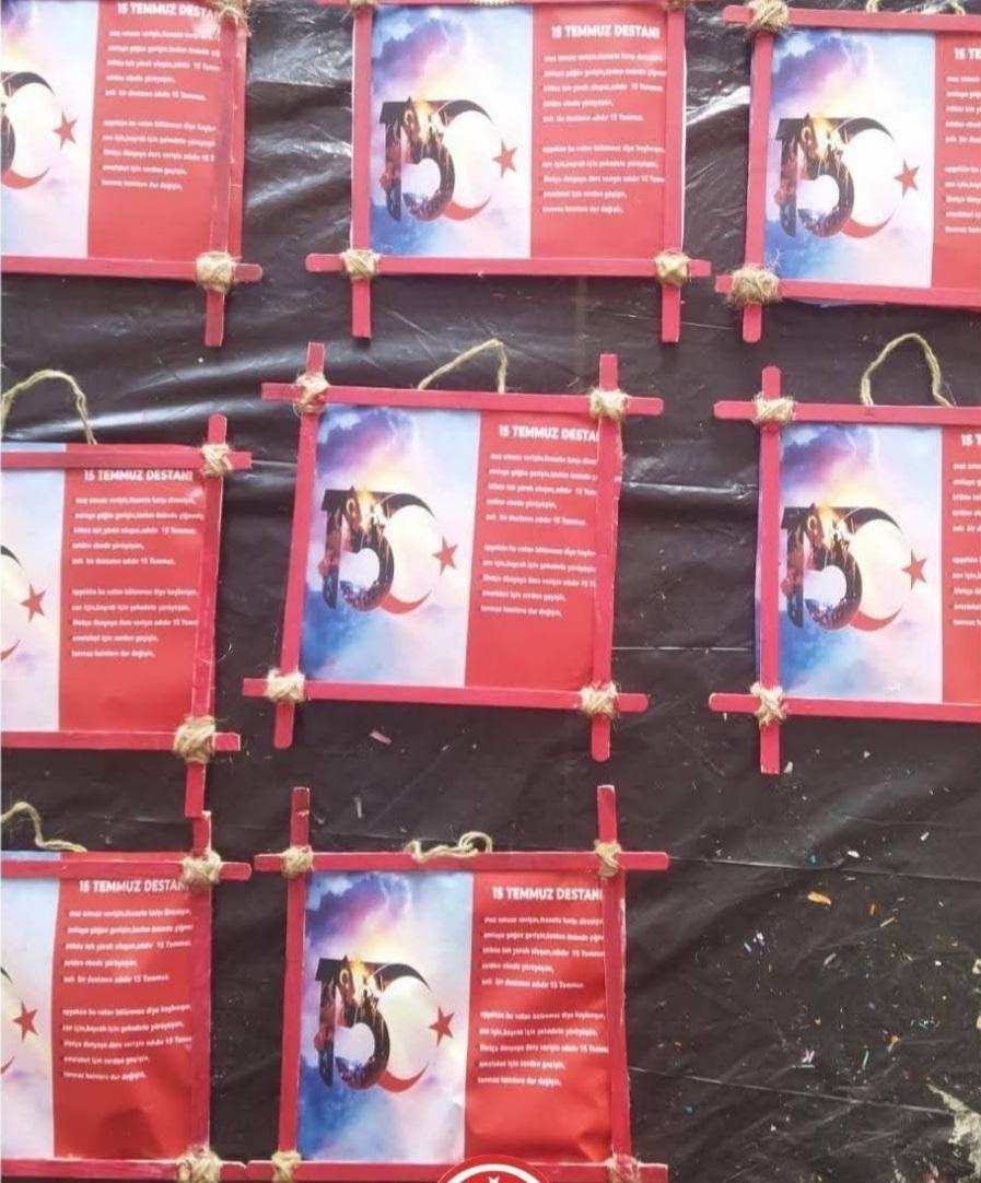 Özel Gereksinimli Bireylerden 15 Temmuz’a Anlamlı Tablo