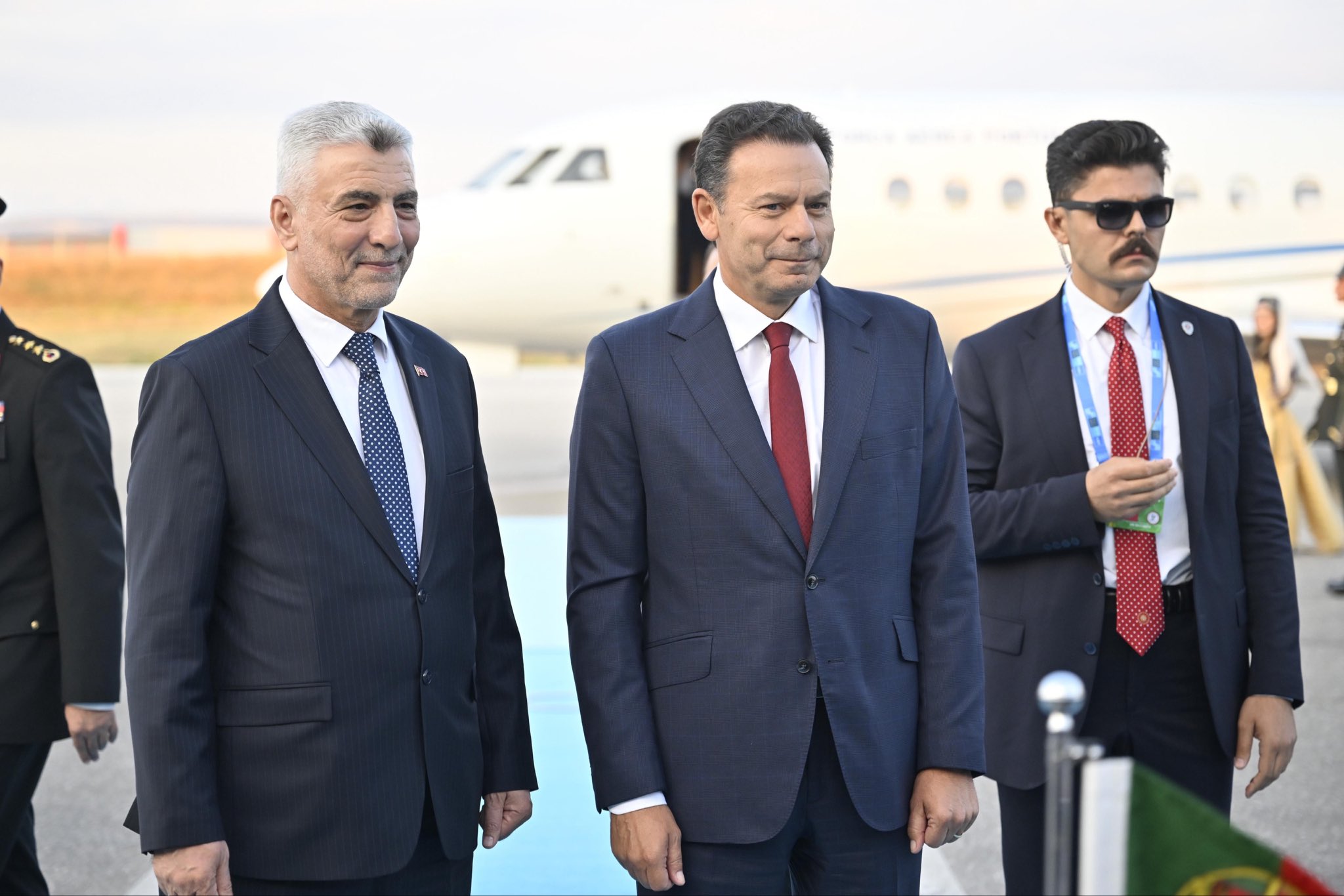 Portekiz Başbakanı Montenegro’yu Bakan Bolat Karşıladı
