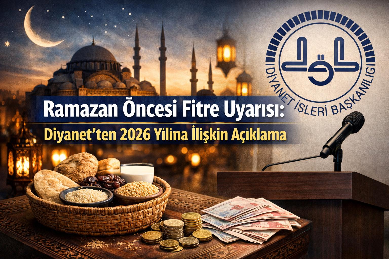 Ramazan Öncesi Fitre Uyarısı: Diyanet’ten 2026 Yılına İlişkin Açıklama