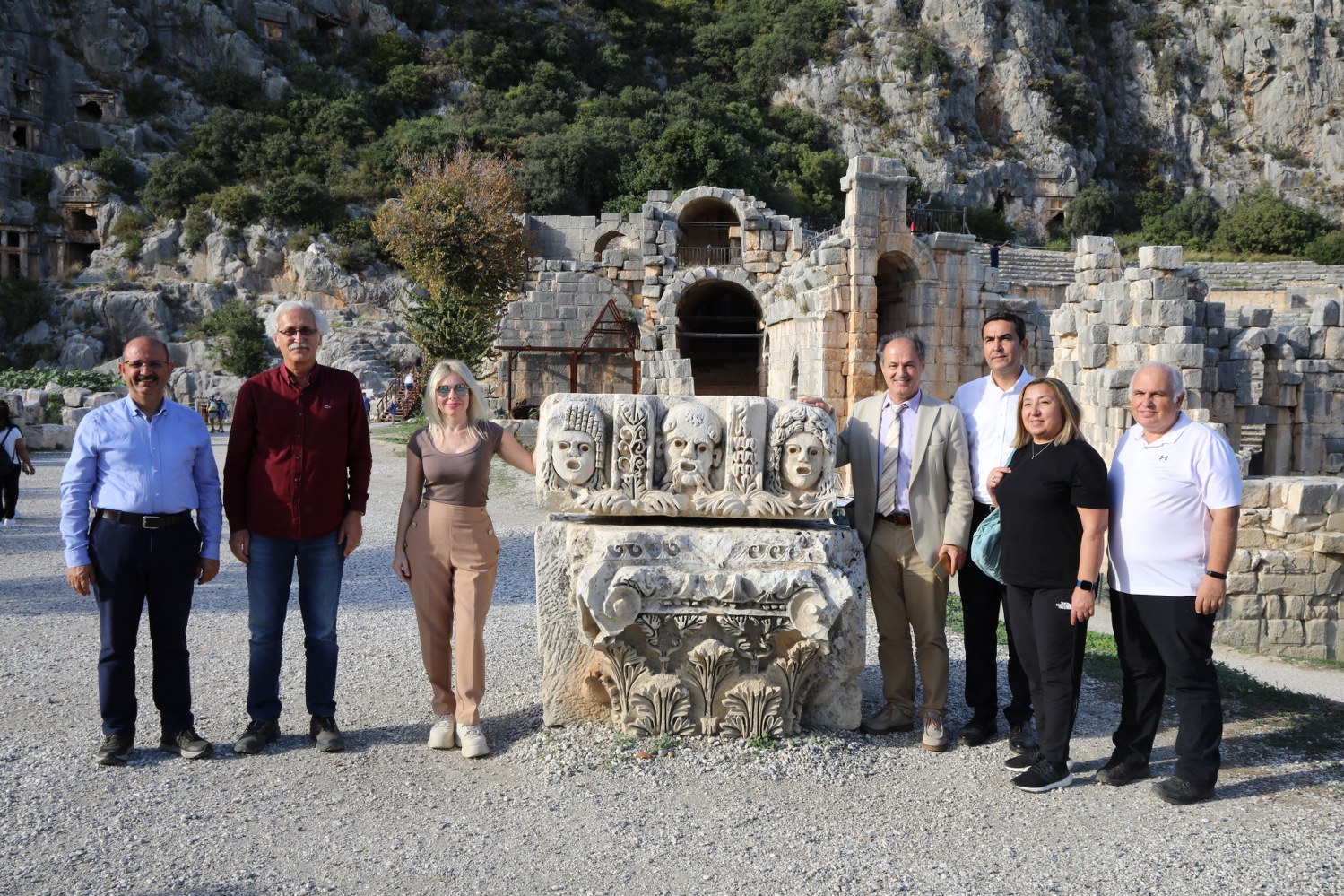 Rektör Özkan, Myra Antik Kenti’ni Ziyaret Etti