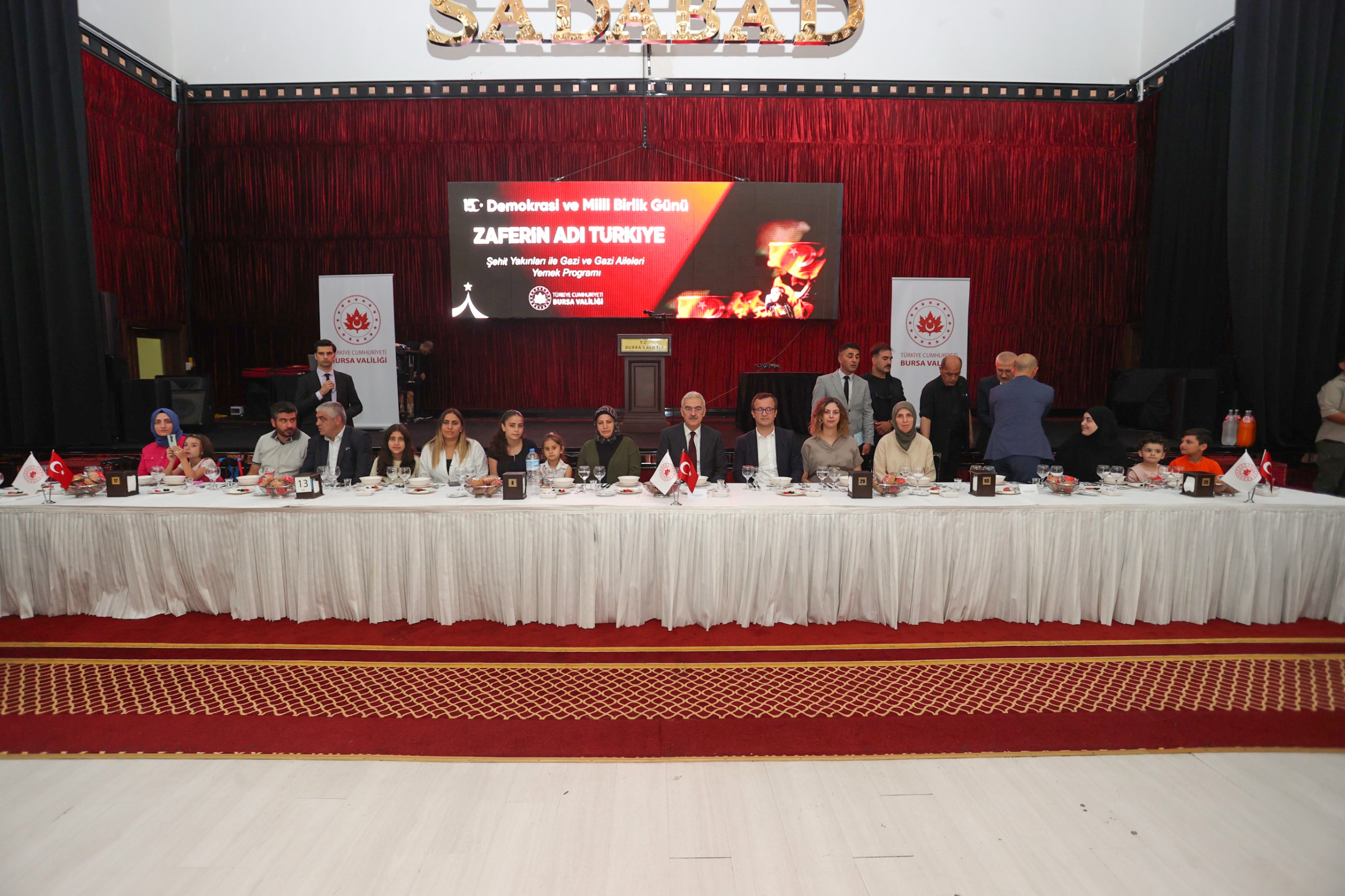 Sadabad Sarayı’nda 15 Temmuz Anması