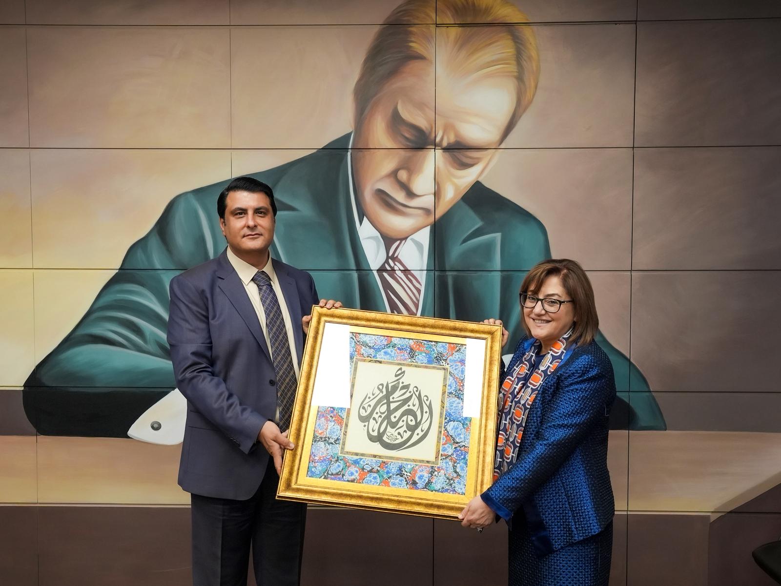 ŞAHİN’DEN YILMAZ’A ZİYARET