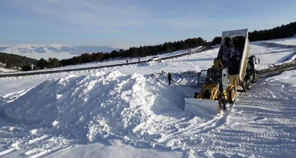Sarıkamış’ta “Kardan Şehit Heykelleri” İçin Hazırlıklar Başladı