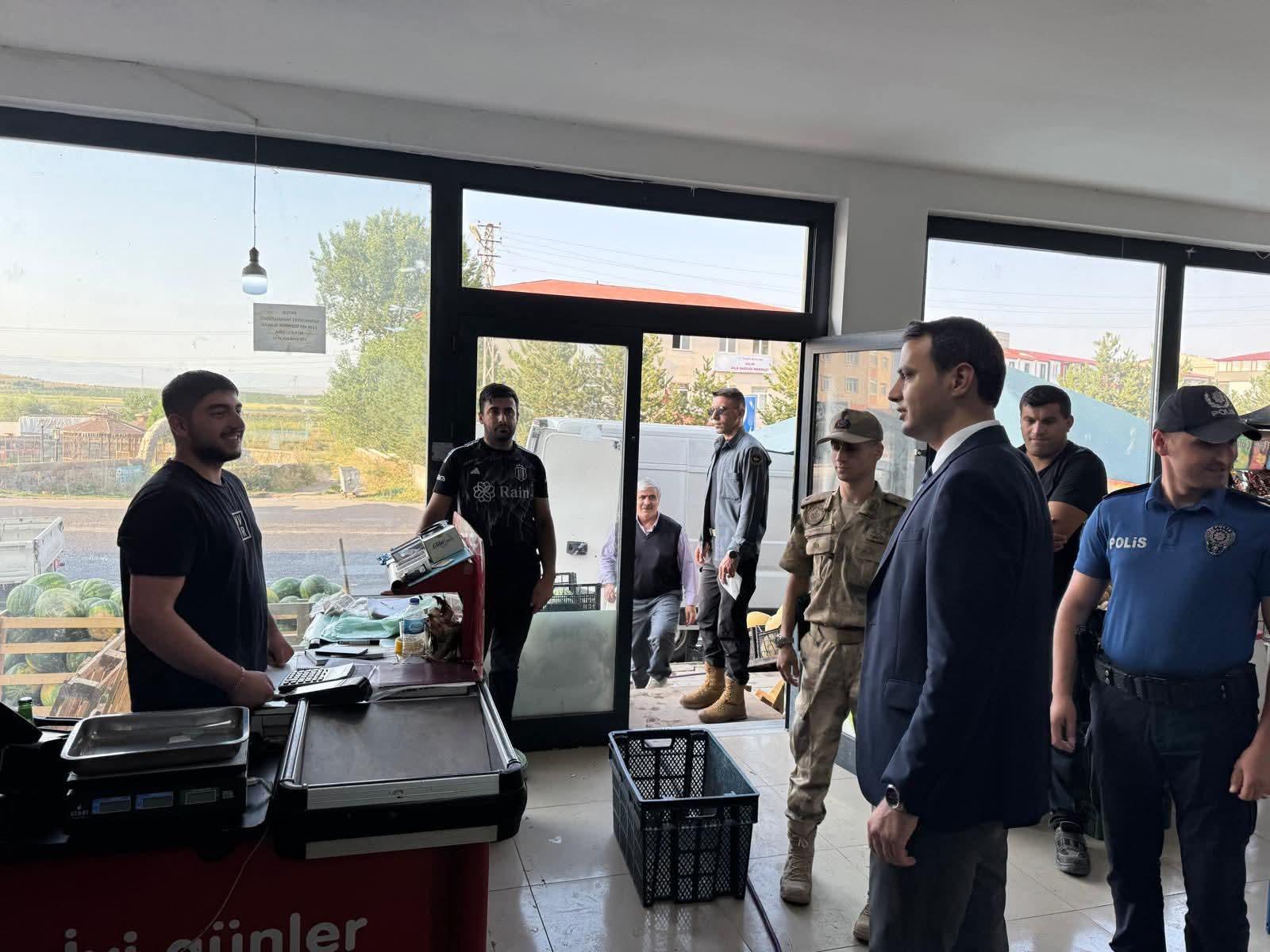 Selim Kaymakamı Mehmet Ali Semiz’den Esnaf Ziyareti