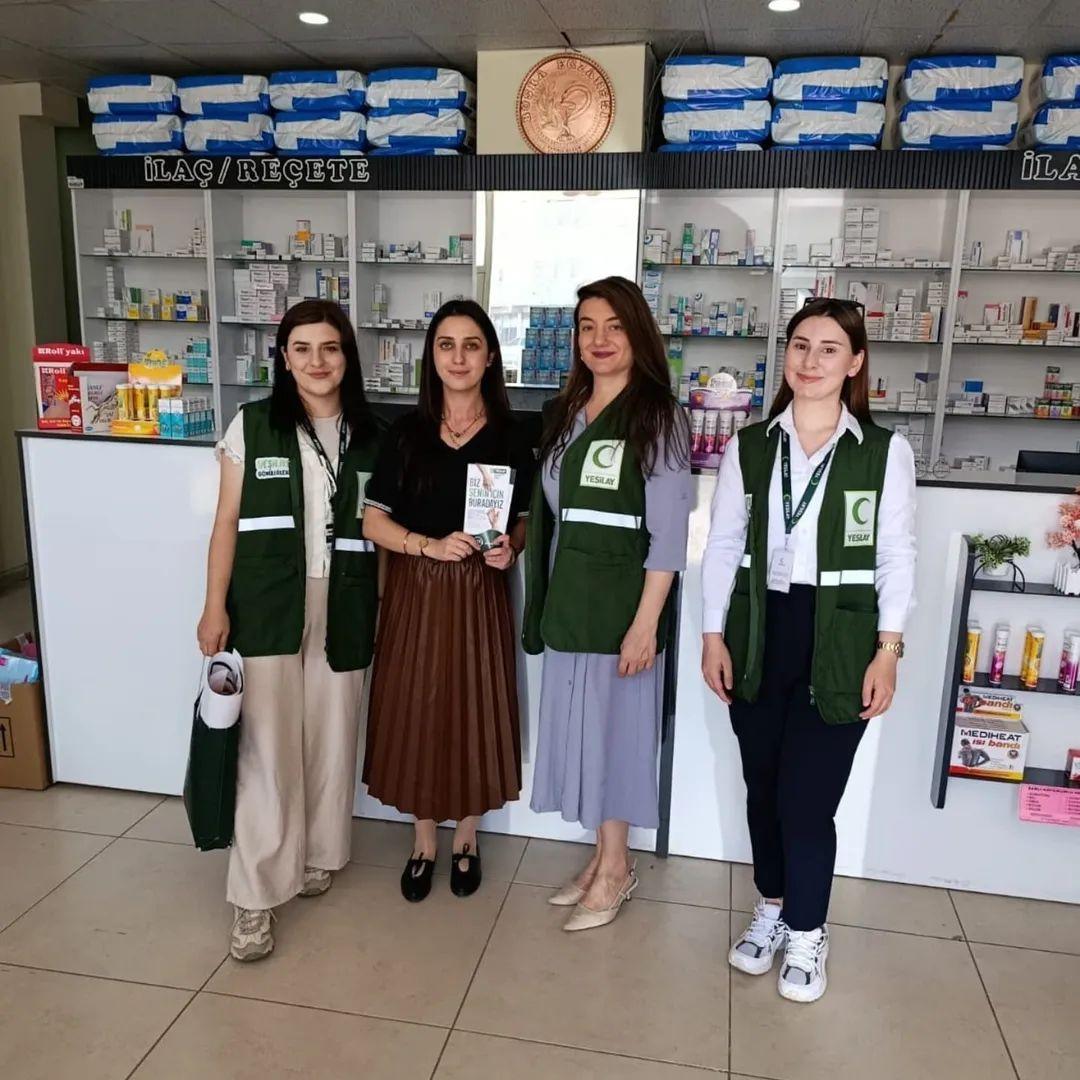 Selim’de Yeşilay’dan Eczanelere Ziyaret: Bağımsızlık Seferberliği Kapsamında Bilgilendirme