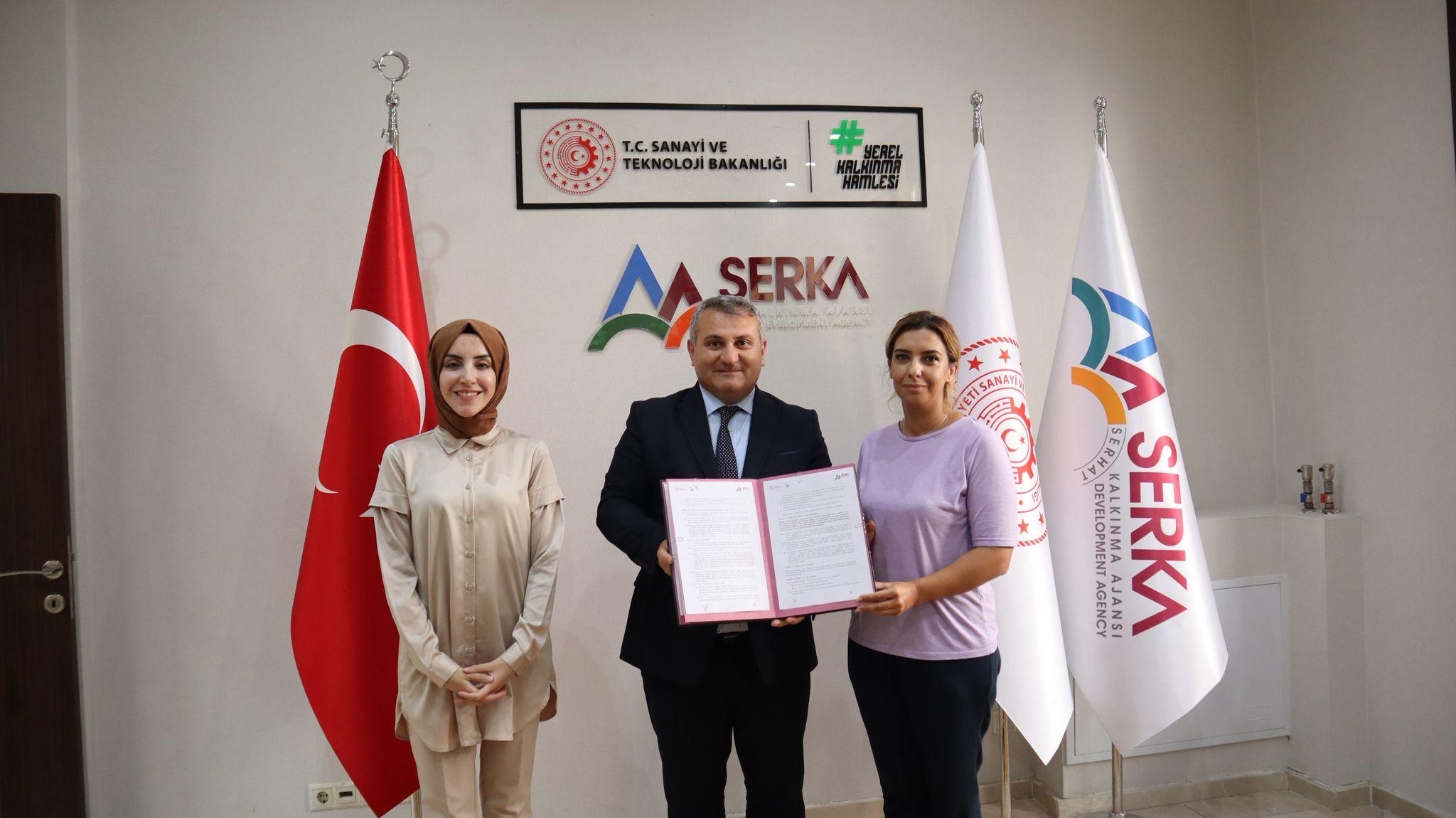 SERKA ile Gazi Kars Kadın Kooperatifi Arasında Teknik Destek Projesi Sözleşmesi İmzalandı