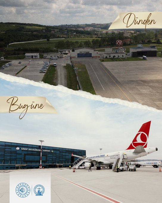 Sinop Havalimanı Yenilenen Altyapısı ve Modern Terminaliyle Hizmet Kapasitesini Artırdı