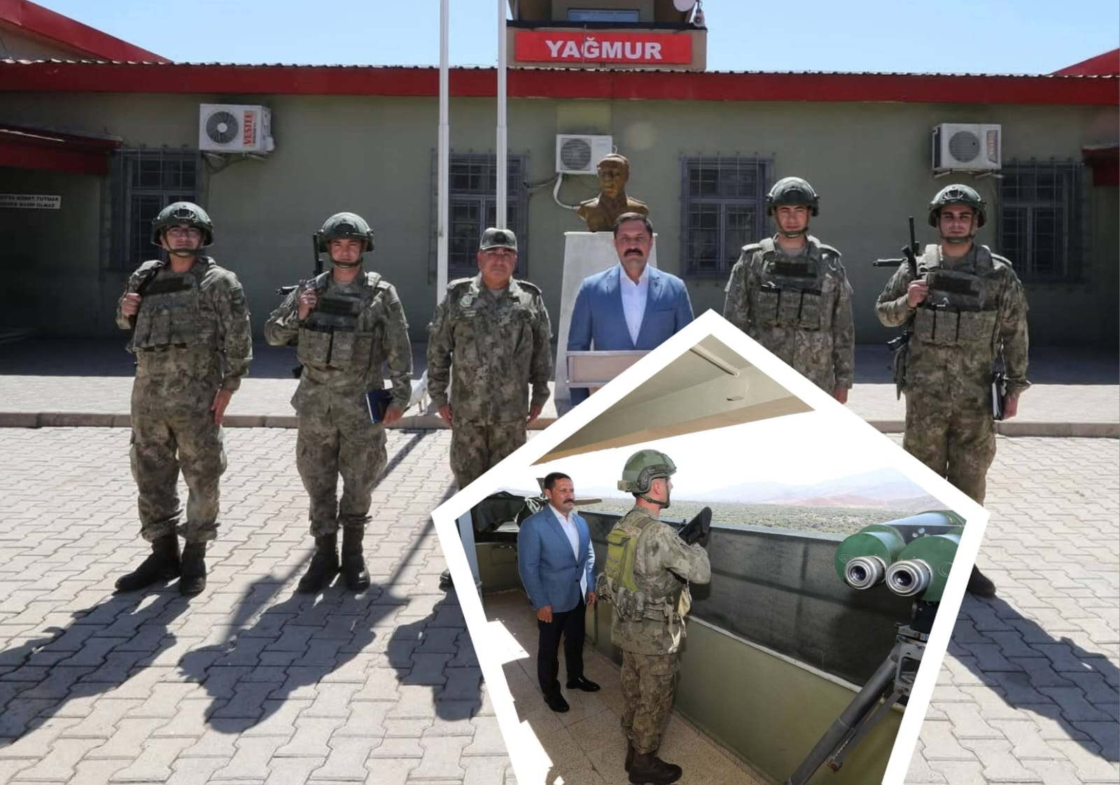 Sınır güvenliği çalışmalarına yerinde inceleme
