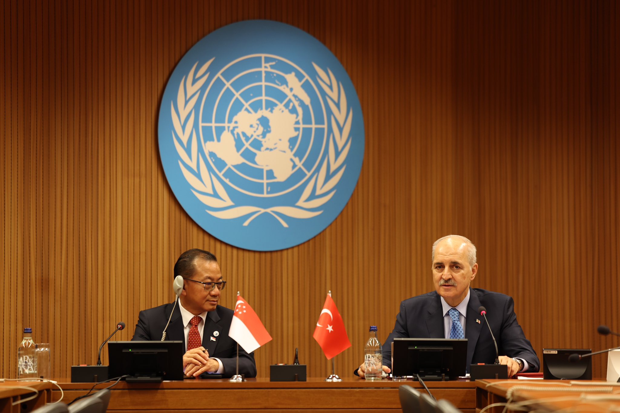 TBMM Başkanı Numan Kurtulmuş, Singapur Parlamento Başkanı ile Cenevre’de Görüştü
